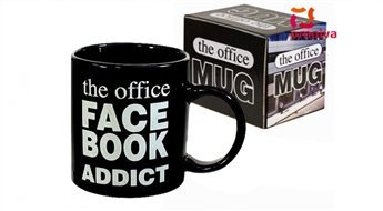 Krūze «The office facebook addict» -52%