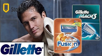Комплекты бритвенных картриджей GILLETTE  Mach 3 или Fusion