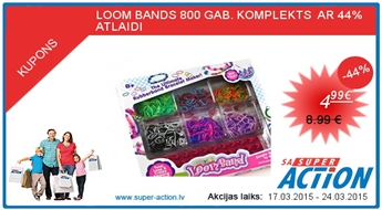 LOOM BANDS 800 GAB.