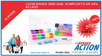 LOOM BANDS 3000 GAB.