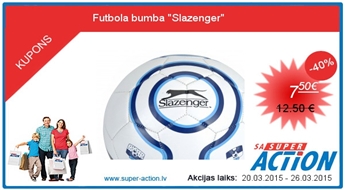 Futbola bumba &quot;Slazenger&quot;