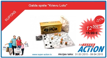 Galda spēle &quot;Krievu Loto&quot;