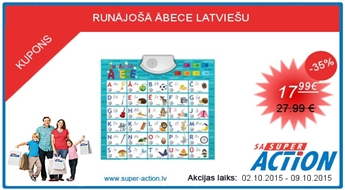 RUNĀJOŠĀ ĀBECE LATVIEŠU