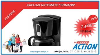 KAFIJAS AUTOMĀTS &quot;BOMANN&quot;