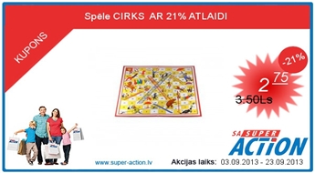 Spēle CIRKS  AR 21% ATLAIDI