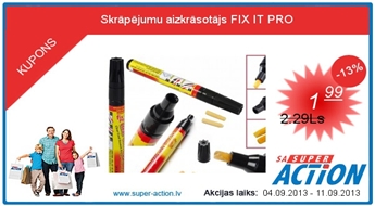Skrāpējumu aizkrāsotājs FIX IT PRO