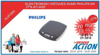 ЭЛЕКТРОННЫЕ КУХОННЫЕ  ВЕСЫ PHILIPS  С 27% СКИДКОЙ
