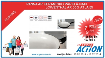 PANNA AR KERAMISKO PĀRKLĀJUMU                               LOWENTHAL AR 33% ATLAIDI