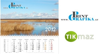 Sienas kalendārs ar Tavu vismīļāko fotoattēlu no www.printgrafika.lv!