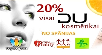 Izstādes EXPO BEAUTY 2012 apmeklējums par 1.99 Ls + 20% atlaide VINCENT DAVIANNY - DU kosmētikai!