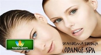 Piena pīlings + sejas mehāniskā tīrīšana + darsonvāls + sejas masāža skaistuma studijā "Orange Spa" ar atlaidi 58%!