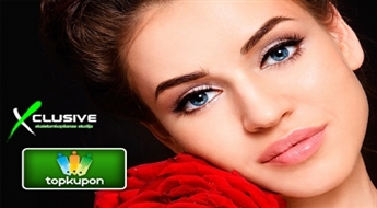 Коррекция и покраска бровей в салоне X-CLUSIVE со скидкой 51%!