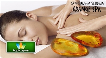 Cтудия красоты "Orange Spa" предлагает великолепную возможность насладится Янтарным массажем ( 90 минут ) со скидкой 50%!