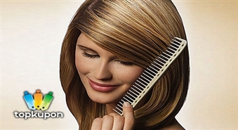 Matu krāsošana vienā tonī vai šķipsnās + griešana + veidošana salonā „PĒRLE” ar 51% atlaidi!