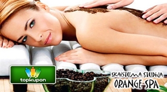 Студия красоты "Orange Spa" предлагает насладиться кофейным массажем (60 минут) со скидкой 60%!