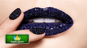 В моде икорный маникюр! Покрытие Gelish со стильным дизайном!