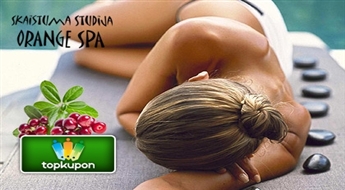 Vitamīnu brukleņu SPA rituāls skaistuma studijā "Orange Spa" ar atlaidi 53%!