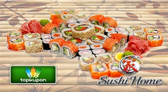 Никого не слушай-здесь вкуснее суши! Tomodachi сет на 3 персоны (45 шт.) со скидкой 50%!