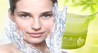 Barojošs sejas krēms"Green Tea" and mineral spring Cream (40 ml)