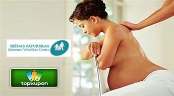 Mazuļa un mammas labsajūtai! Masāža grūtniecēm ar 50% atlaidi  tikai par 6 Ls!