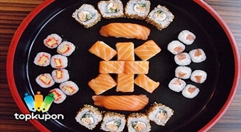 Izdevīgs piedāvājums no DOMINO! Sushi set 2 personām ar 50% atlaidi!