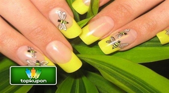 Manikīrs + Gelish ar dizainu ar 50% atlaidi tikai par 6.99 Ls!