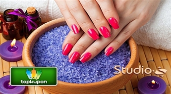 Классический маникюр + покрытие лаком Gelish со скидкой 50%!
