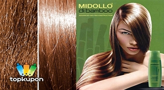 Midollo di Bamboo (matu ārstēšana) matu kauterizācija + matu galu griešana ar 52% atlaidi!