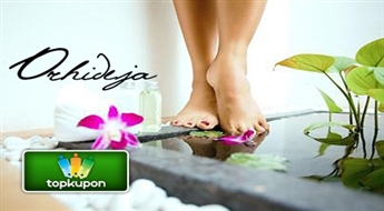 SPA aparātpedikīrs + pīlings + greipfrūta SPA maska pēdām ar 50% atlaidi!