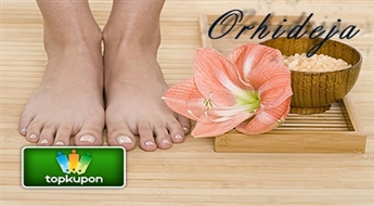 Аппаратный SPA-педикюр + пилинг + грейпфрутовая SPA-маска для стоп со скидкой 50%!