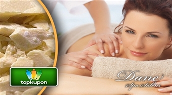 Испытайте незабываемое удовольствие! Массаж с маслом какао в салоне „Dane Spa” со скидкой  55%!