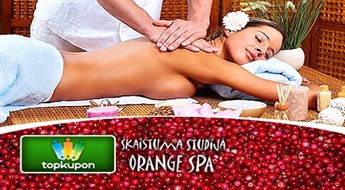 Vitamīnu brukleņu SPA rituāls skaistuma studijā "Orange Spa" ar atlaidi 56%!