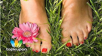 Педикюр с покрытием GELISH в салоне "Pumpuri" со скидкой 50%!