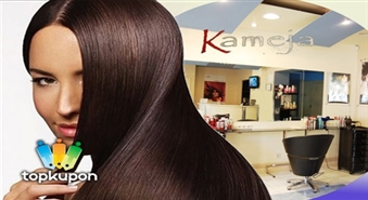 Matu laminēšana + griešana + veidošana salonā „Kameja” ar 70% atlaidi!