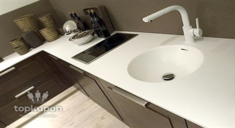 Izlietne no mākslīgā akmens (Corian, Montelli, Hanex, Avonite, Staron)ar 50% atlaidi!