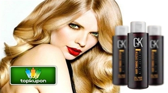 Покраска волос в один тон краской "Oil Hair Color" c комплексом Juvexin +  стрижка горячими ножницами + укладка со скидкой 56%!