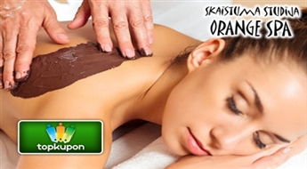 Cтудия красоты "Orange Spa" предлагает насладиться шоколадным массажем с обёртыванием  ( 90 минут ) со скидкой 55%!