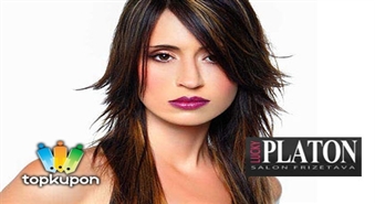 Salons Lucky Platon piedāvā iespēju iegūt jaunu, modernu matu griezumu ar 51% atlaidi!