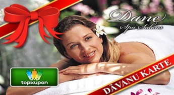 Идеальный подарок для родных и близких от  салона „Dane Spa” со скидкой 55%!