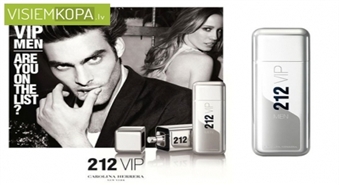 Vīriešu smaržas Carolina Herrera 212 VIP EDT 100ml ar 45% atlaidi!