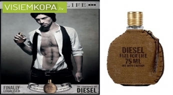 Vīriešu smaržas Diesel Fuel for life EDT 75ml TESTERIS ar 30% atlaidi
