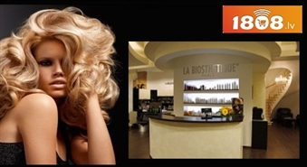 Galvas ādas diagnostika ar ārstniecisku procedūru, matu griezums, matu ieveidošana salonā Beauty Lounge ar 50 % atlaidi! Tikai 20.00 Ls