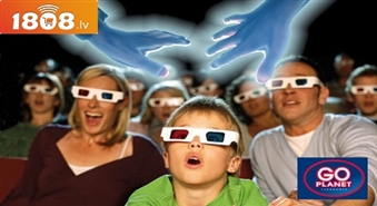 GO Planet 4D kino seans ar 60 % atlaidi! Tikai 0.99Ls
