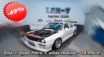 „LAK-Y” autoservisā eļļa + eļļas filtrs + eļļas maiņa ar 42% atlaidi! Cena tikai 27.99Ls!