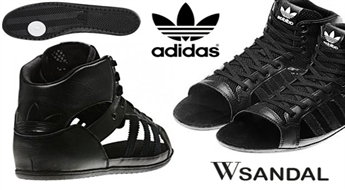 Stilīgas oriģinālās ADIDAS M Attitude 100% ādas sandales sievietēm  -60%