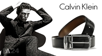 Оригинальный кожаный ремен Calvin Klein -72%