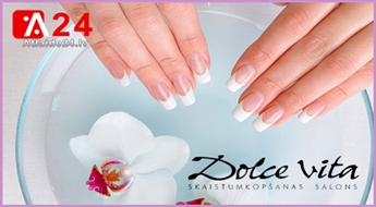 DOLCE VITA: МАНИКЮР С УСТОЙЧИВЫМ ПОКРЫТИЕМ GELISH HARMONY И ПАРАФИНОВАЯ ВАННОЧКА ДЛЯ РУК -50%