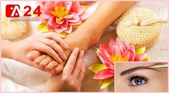 КОМБИНИРОВАННЫЙ ПЕДИКЮР С УСТОЙЧИВЫМ ПОКРЫТИЕМ GELISH + ПОДАРОК ТОЛЬКО ЗА 11,50 LS.