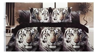 Большая праздничная распродажа!!!Комплект постельного белья с 3D-дизайном (пододеяльник + 4 наволочки + простыня) -60%