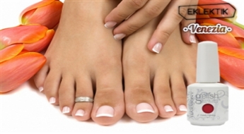 Педикюр лаковым покрытием GELISH - 48%